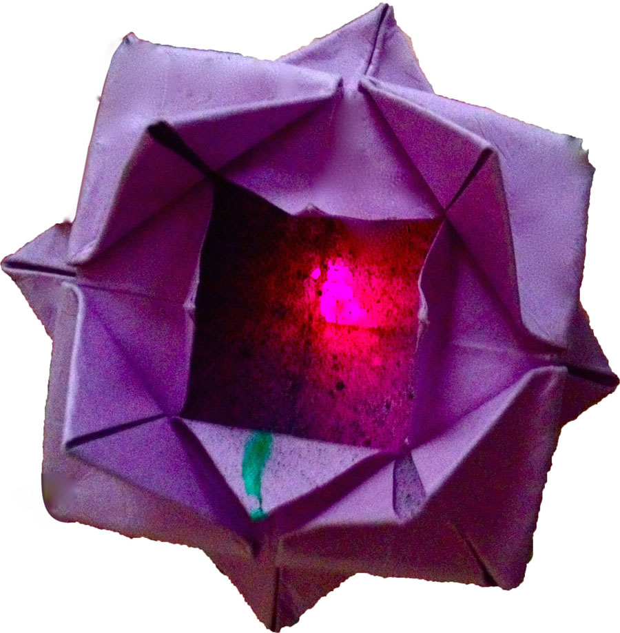 Lotus Flower Light Origami
