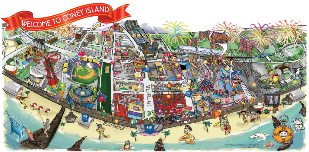coney island map