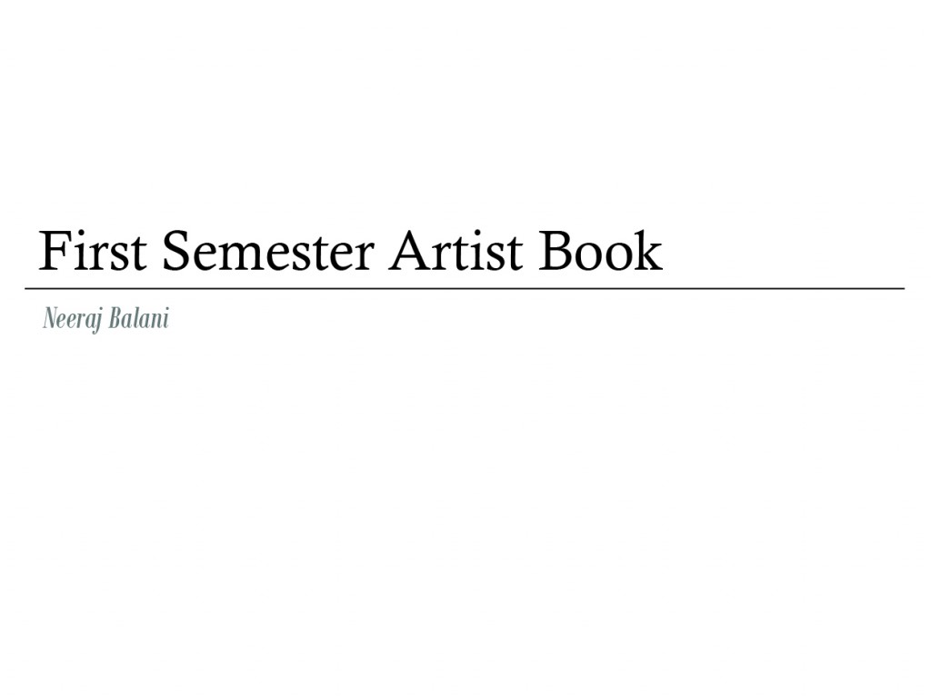 artist book design 1.1