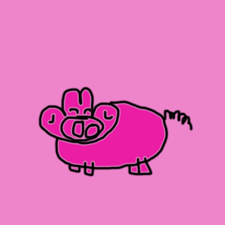 GIF : The happy pig