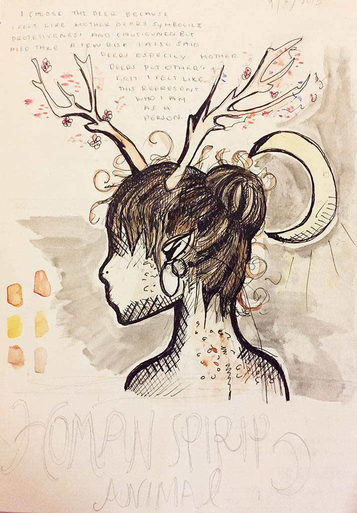 Sketchbook Spirit Animal | Caroline E Hunt