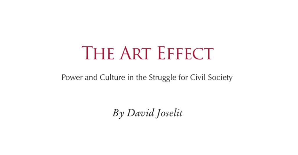 “The Art Effect” by David Joselit