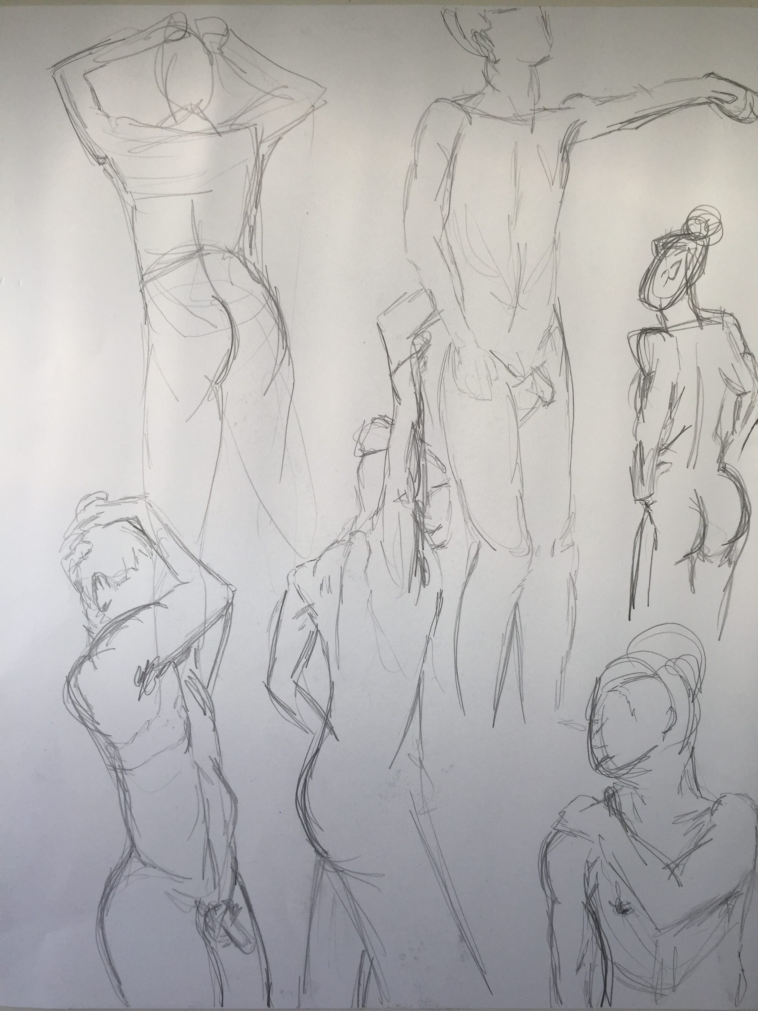 Observational drawing from a model: MALE