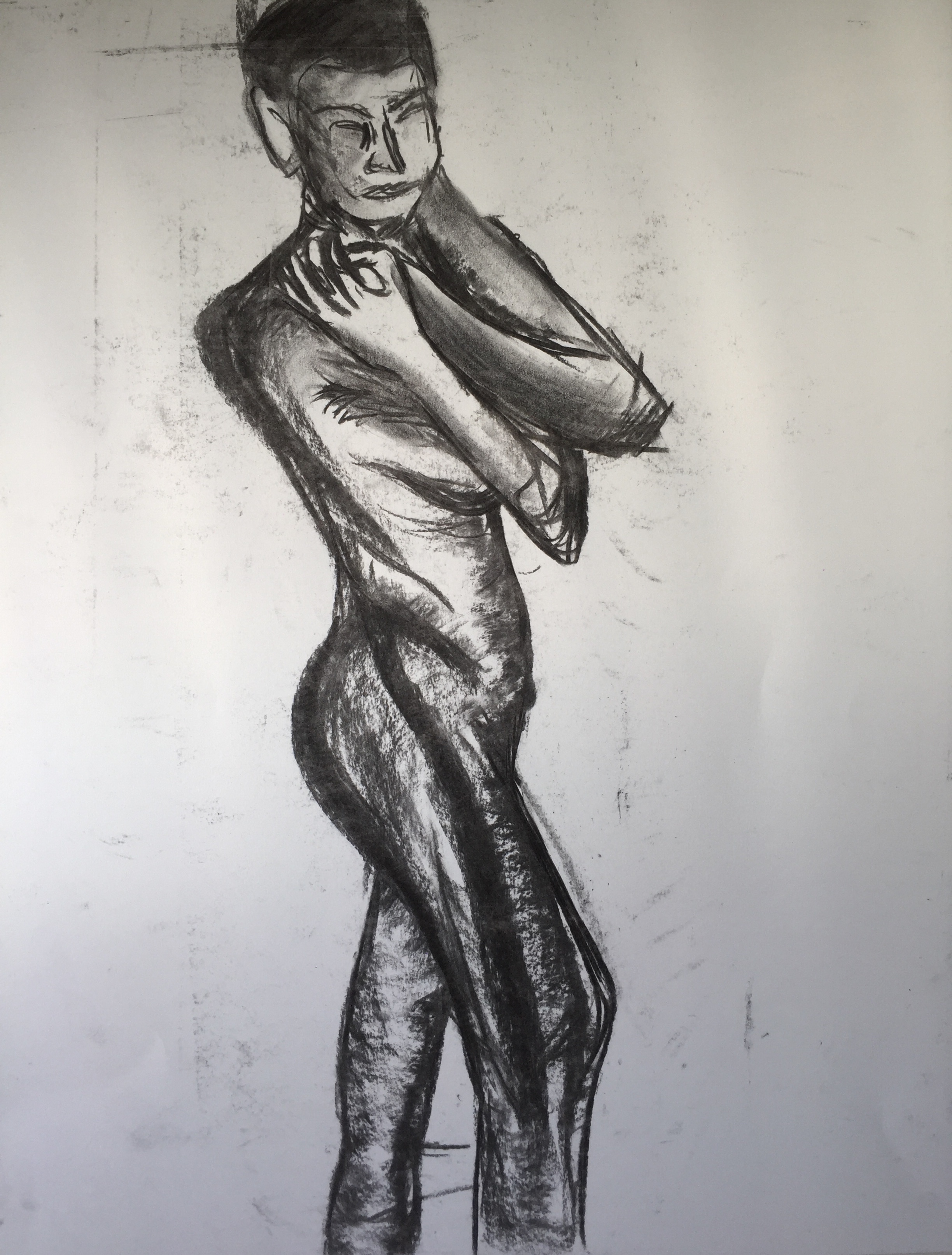 Observational drawing from a model: FEMALE
