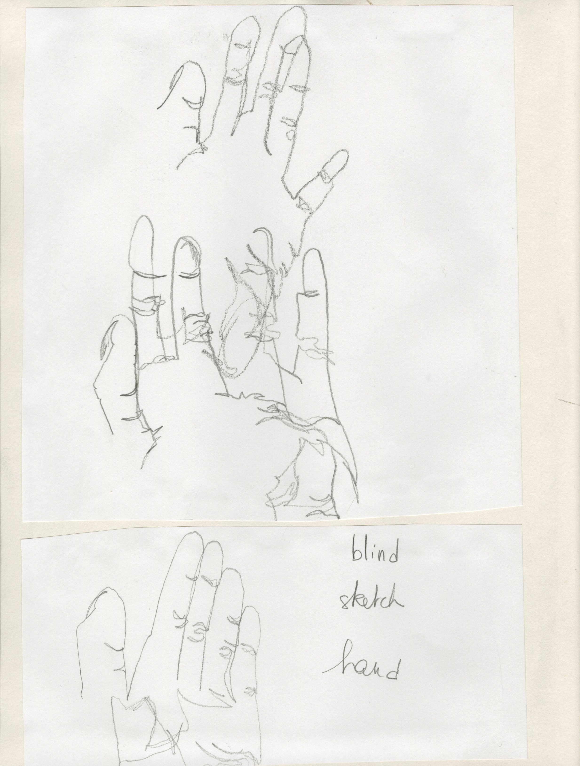 How to draw a hand – pencil