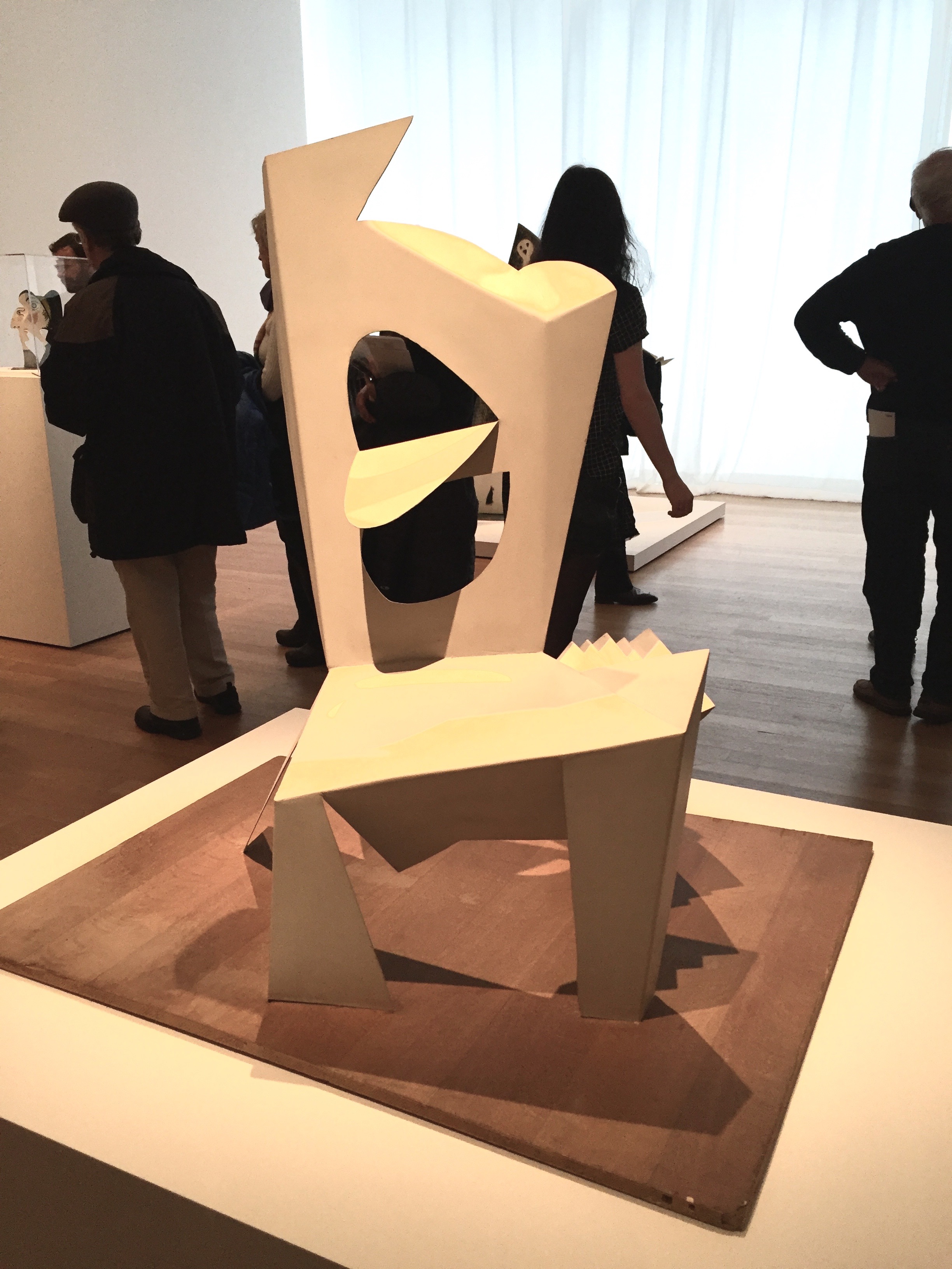 Minimalist Chair at Picasso Sculpture Exhibit