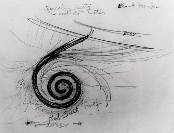 Spiral Jetty, Robert Smithson