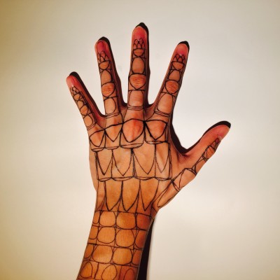PATTERN MAPPED ON HAND (Eric Cheng)
