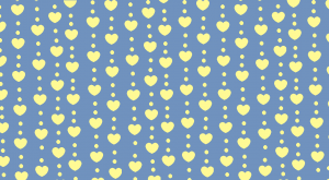 heart-spot pattern
