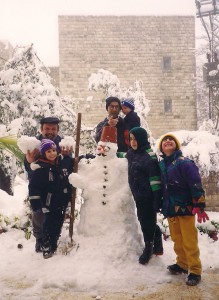 Memory of home- First snow in Jerusalem