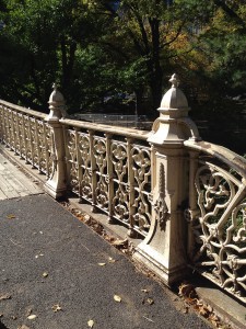 Detail Of A Bridge At The Park.
