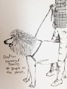 Sketch of Lion/ Dog.