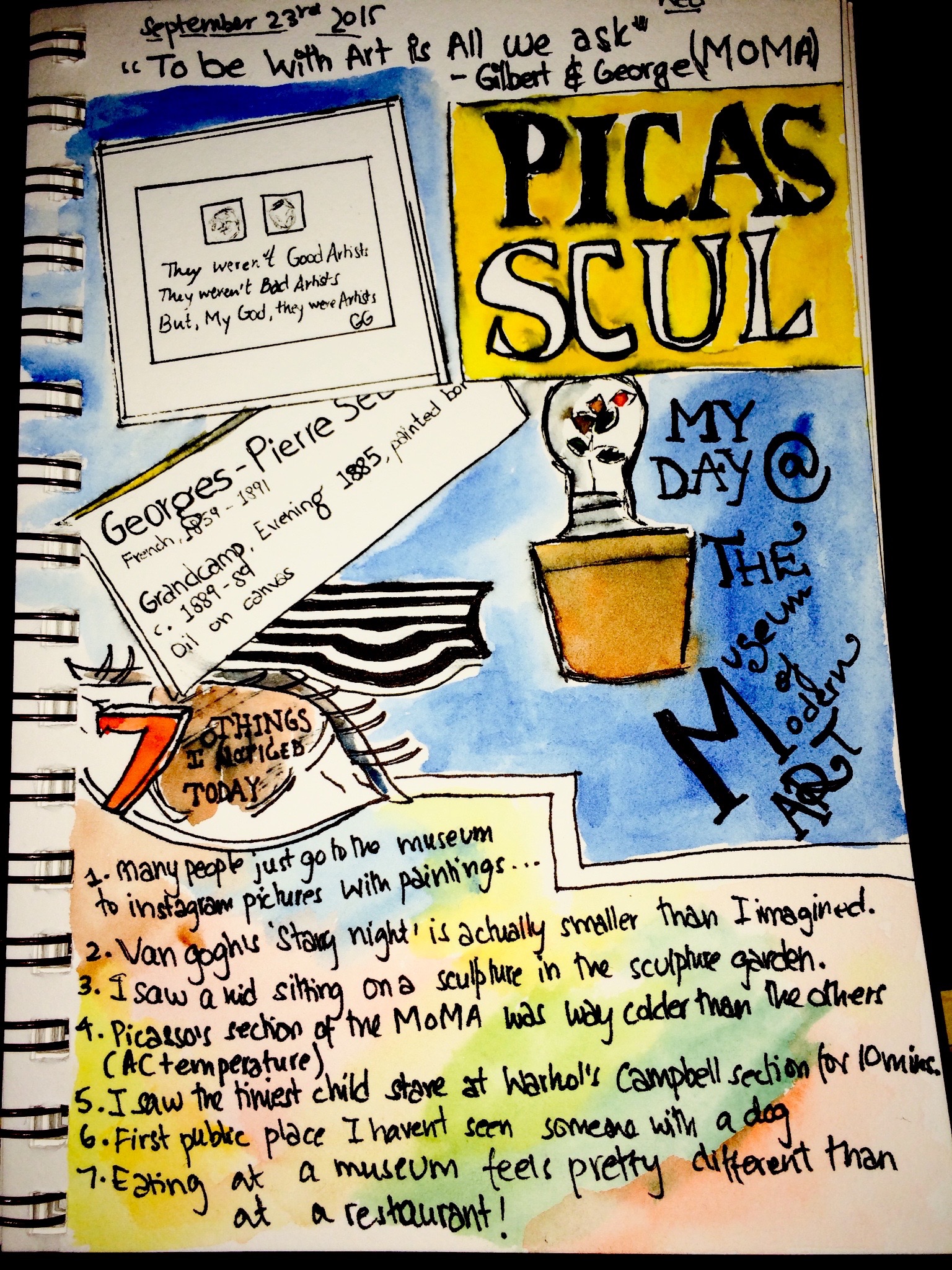 Site Visit : Visual Journal Entry