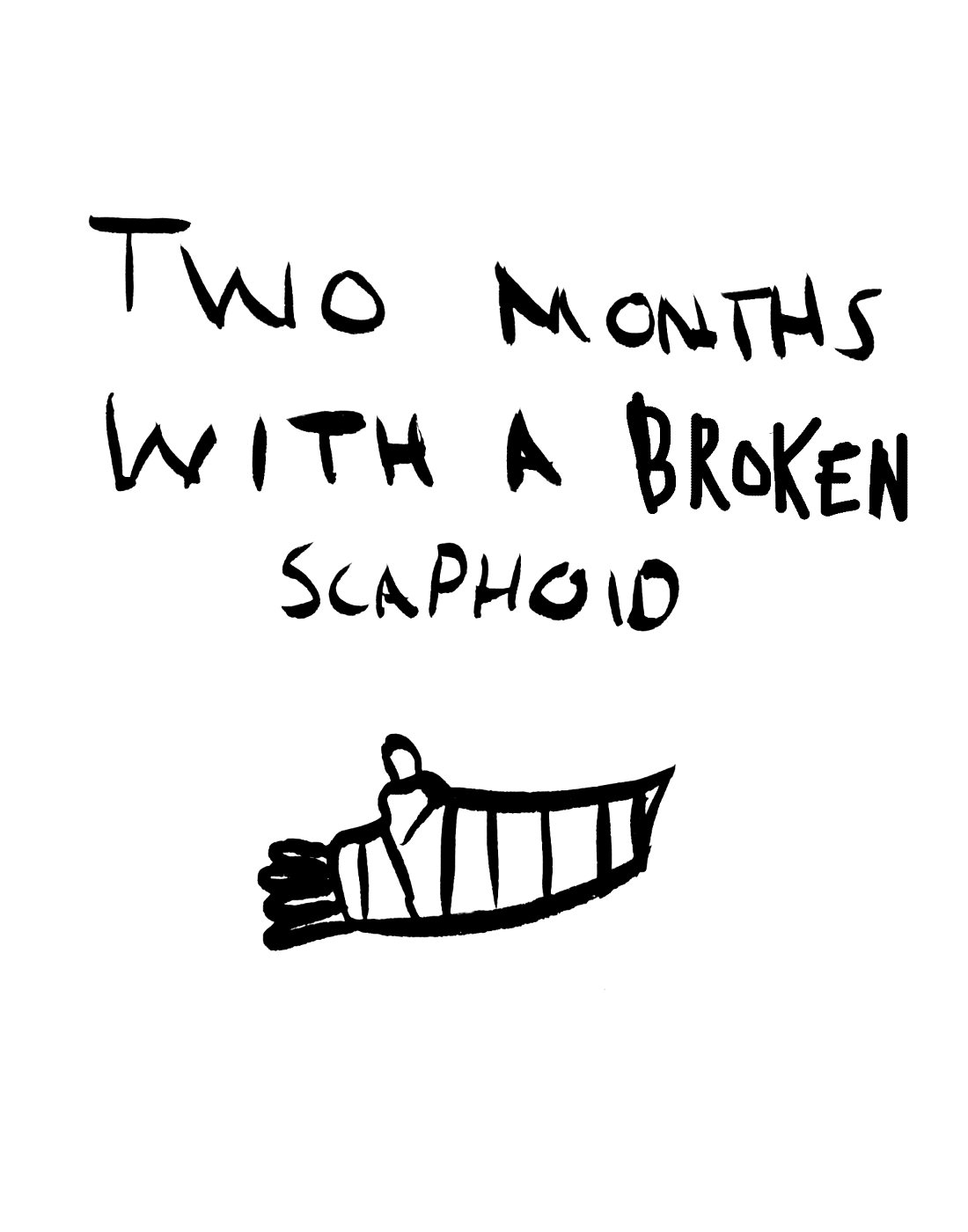 Two Months with a Broken Scaphoid