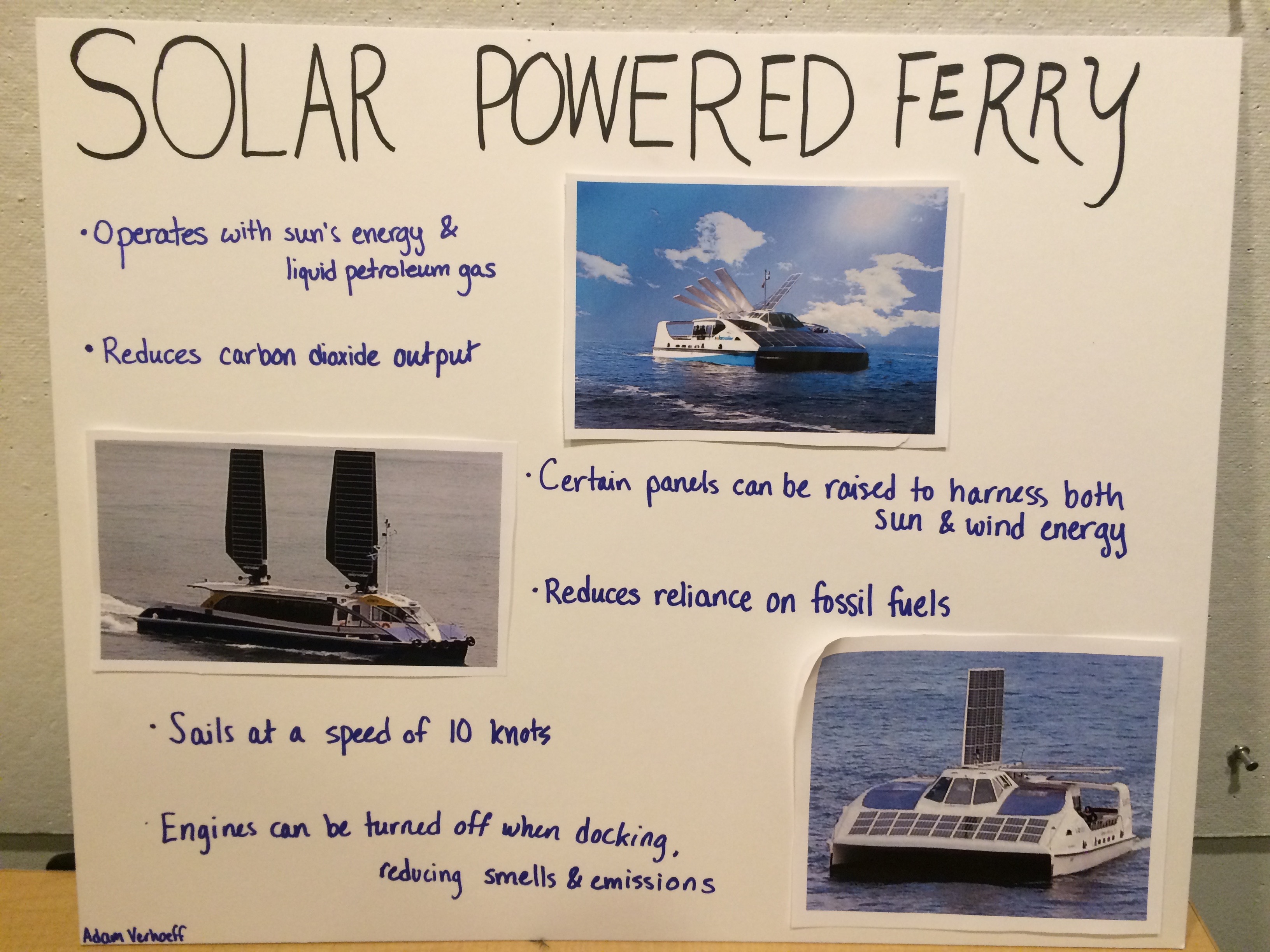 Solar Powered Ferry