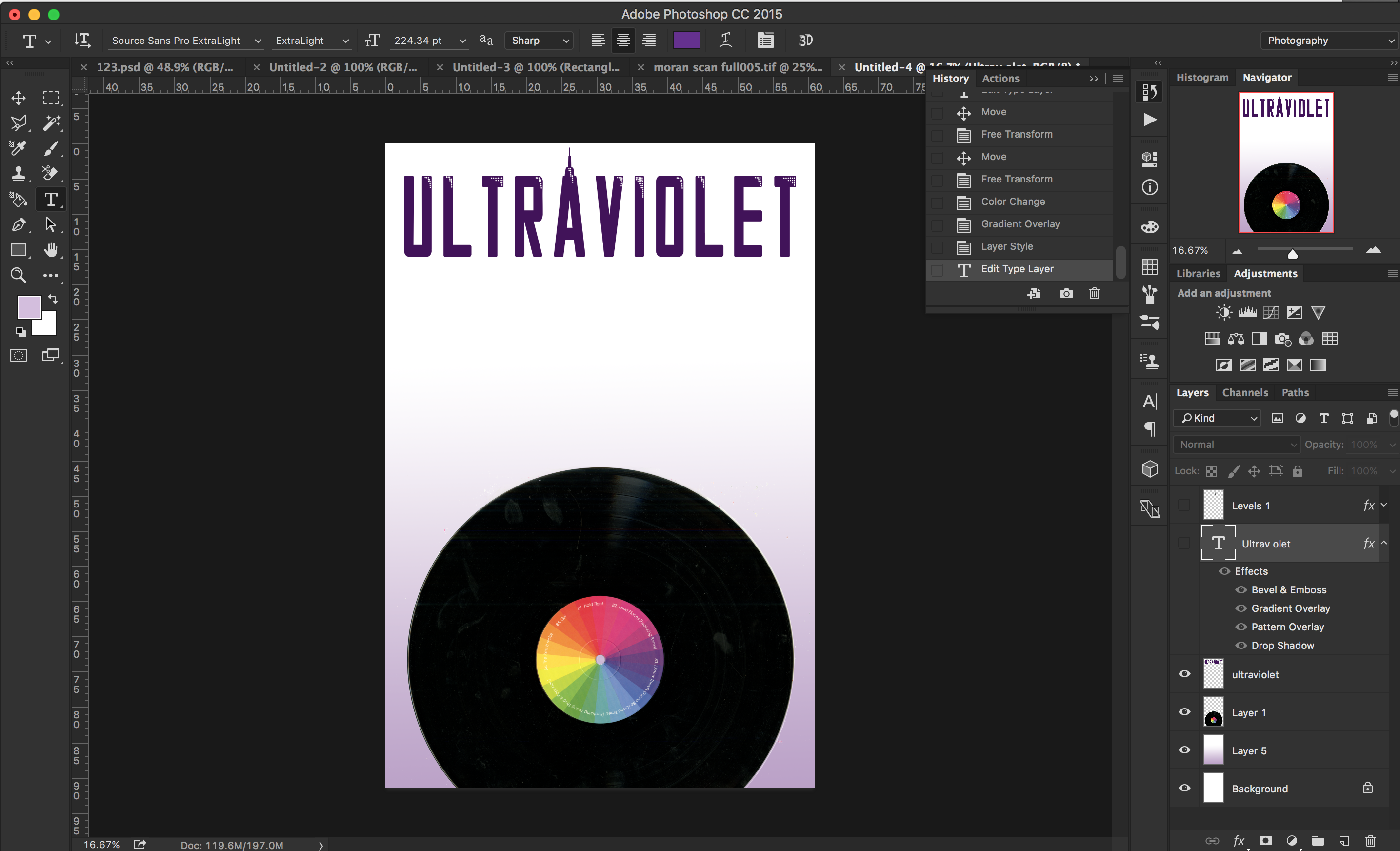 Ultraviolet (Inspirations and Iterations)