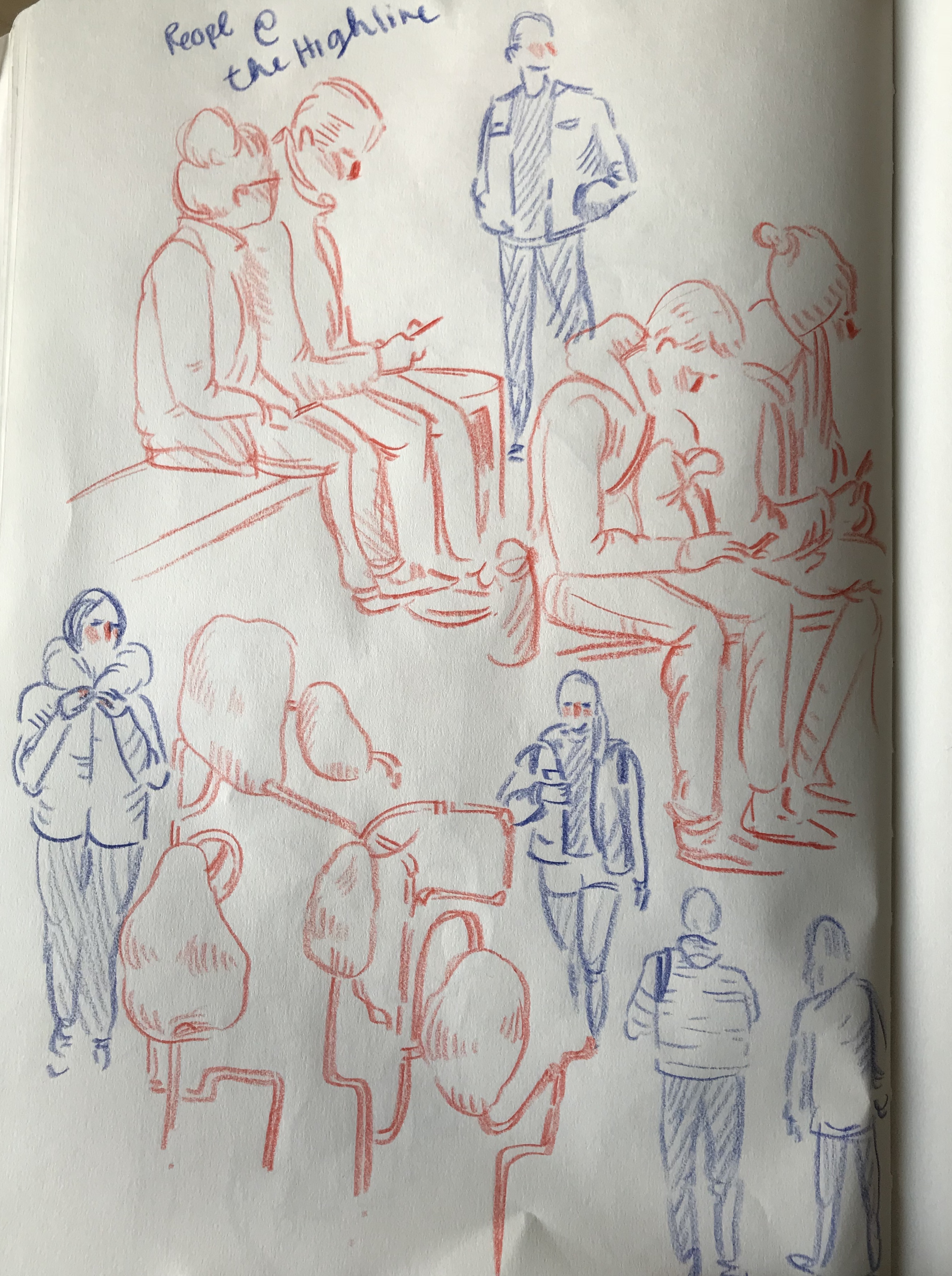 Sketches at the Highline