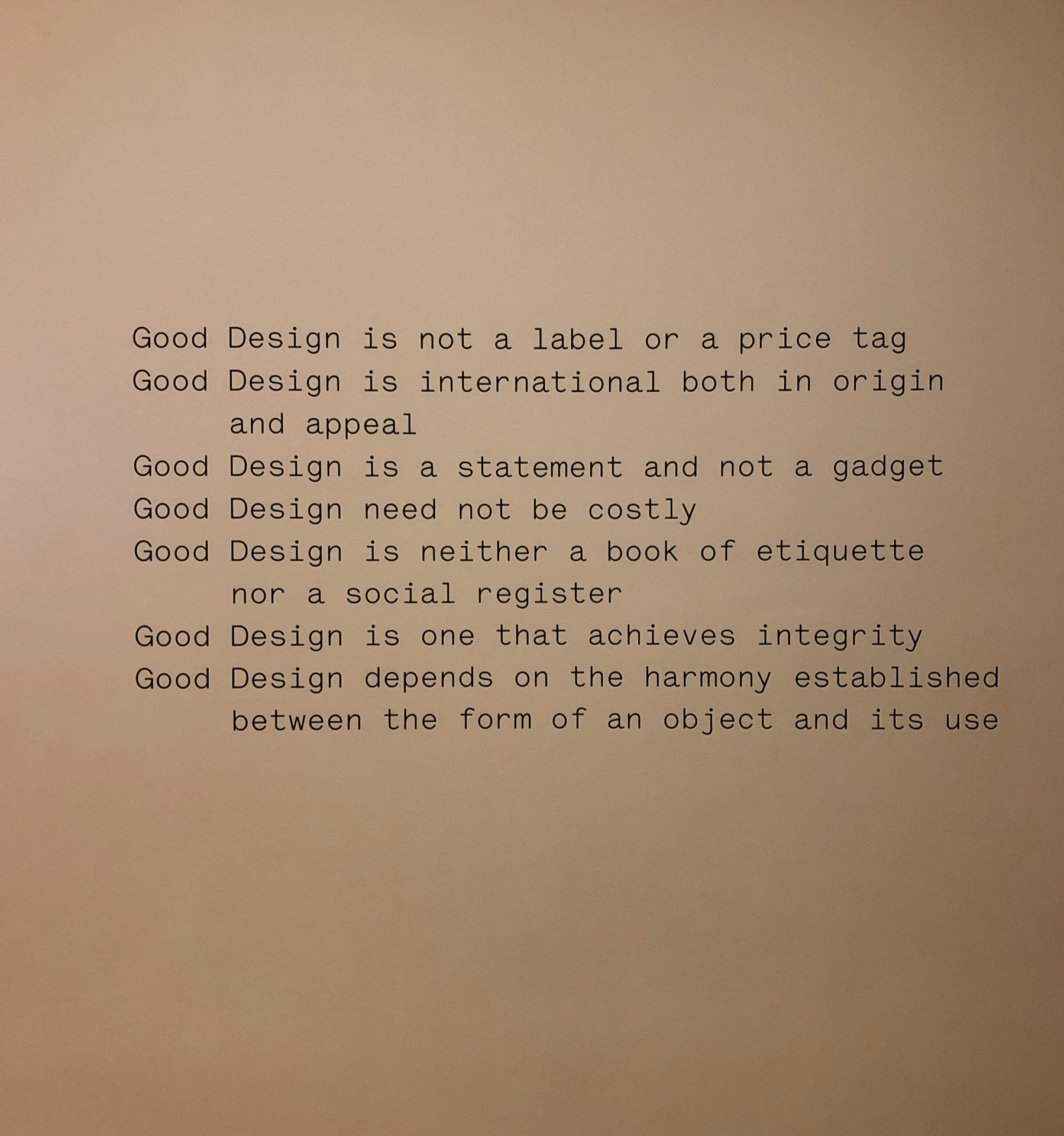 The Value of Good Design