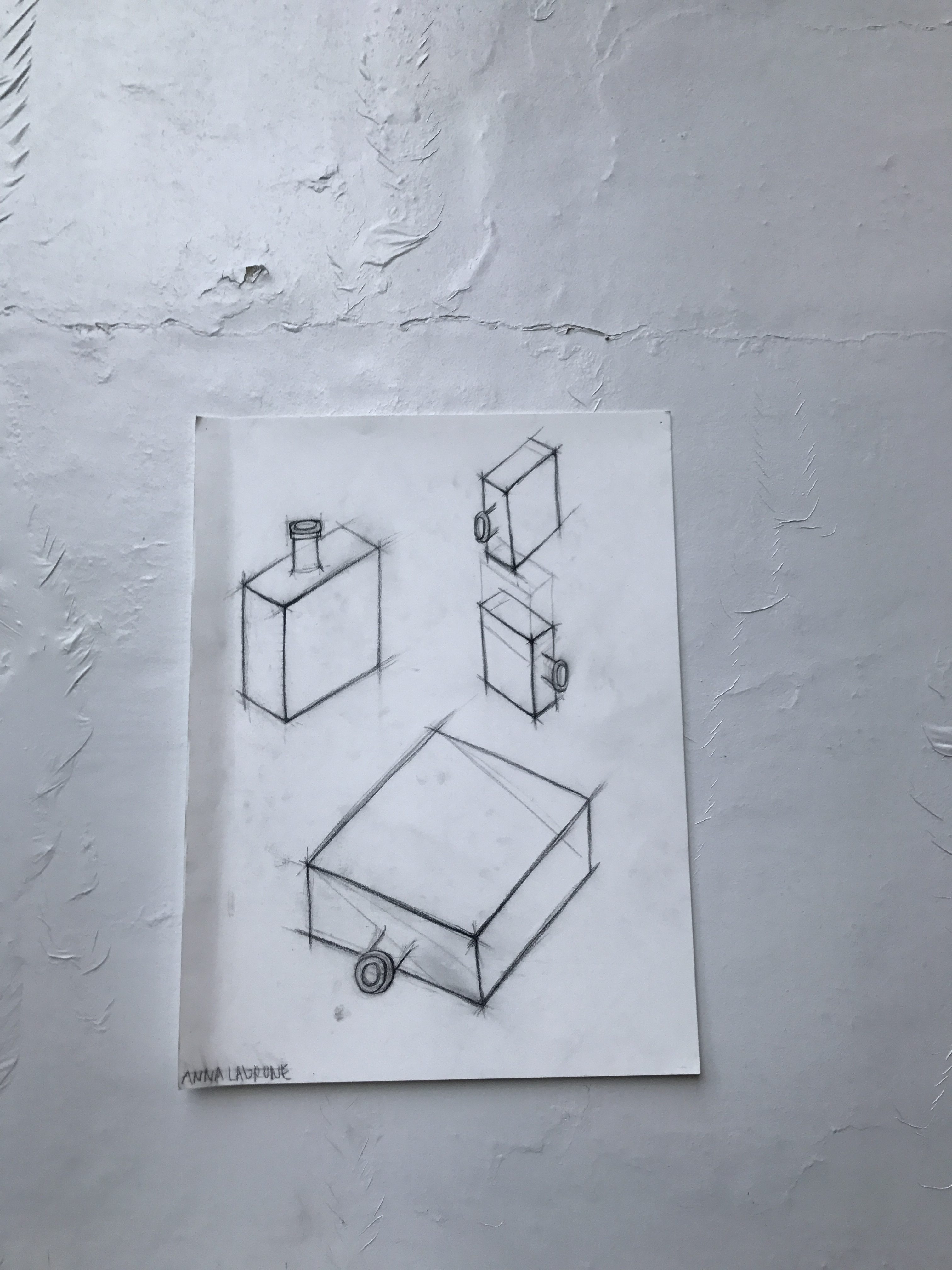 Drawing/Imaging – three “repeated object” drawing