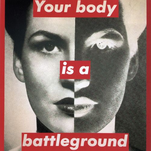 Day 4: Untitled (Your Body is a Battleground), Barbara Kruger