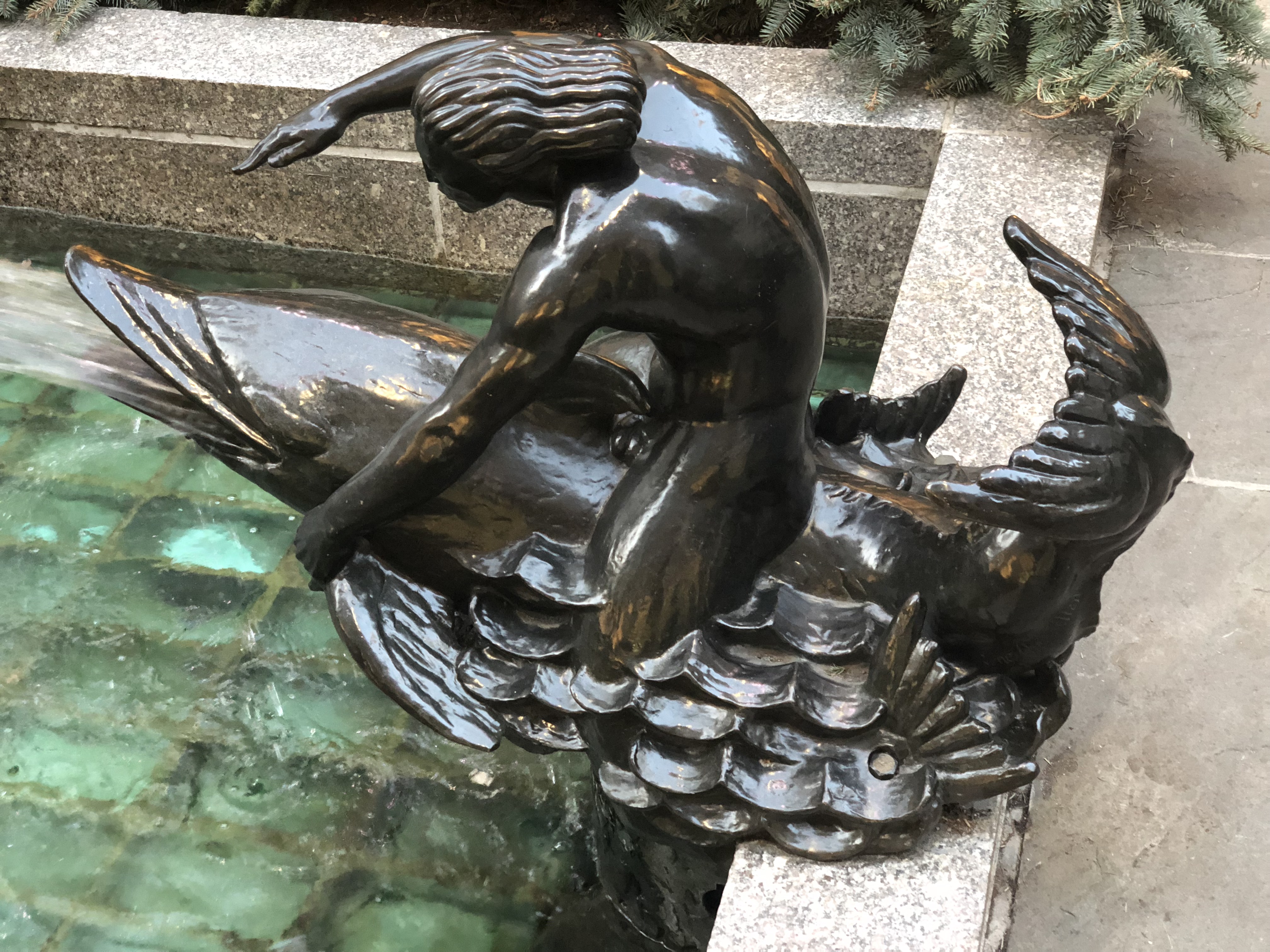 Day 7: Rockefeller Center Fountain Statue