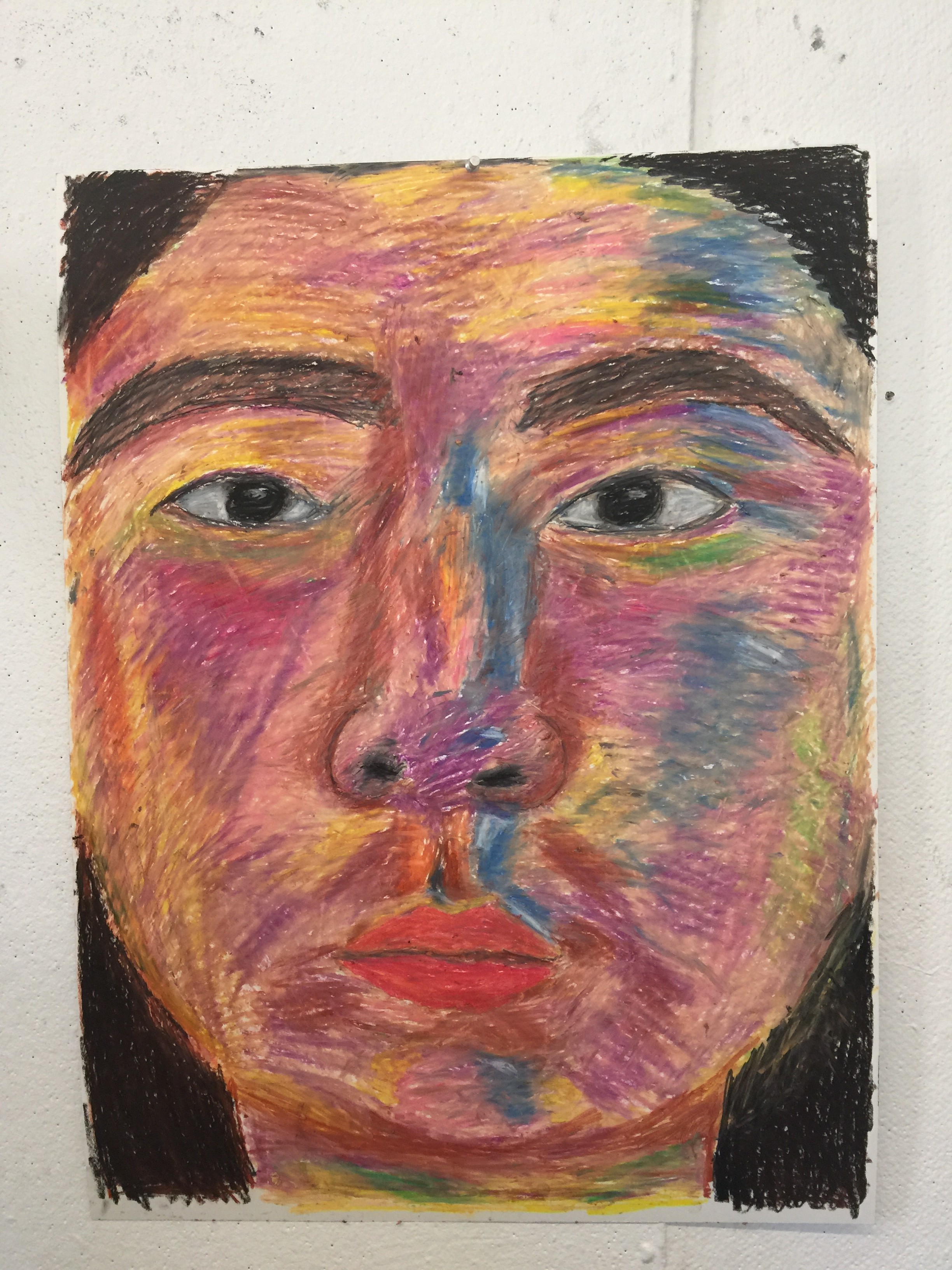 Oil Pastel Portrait