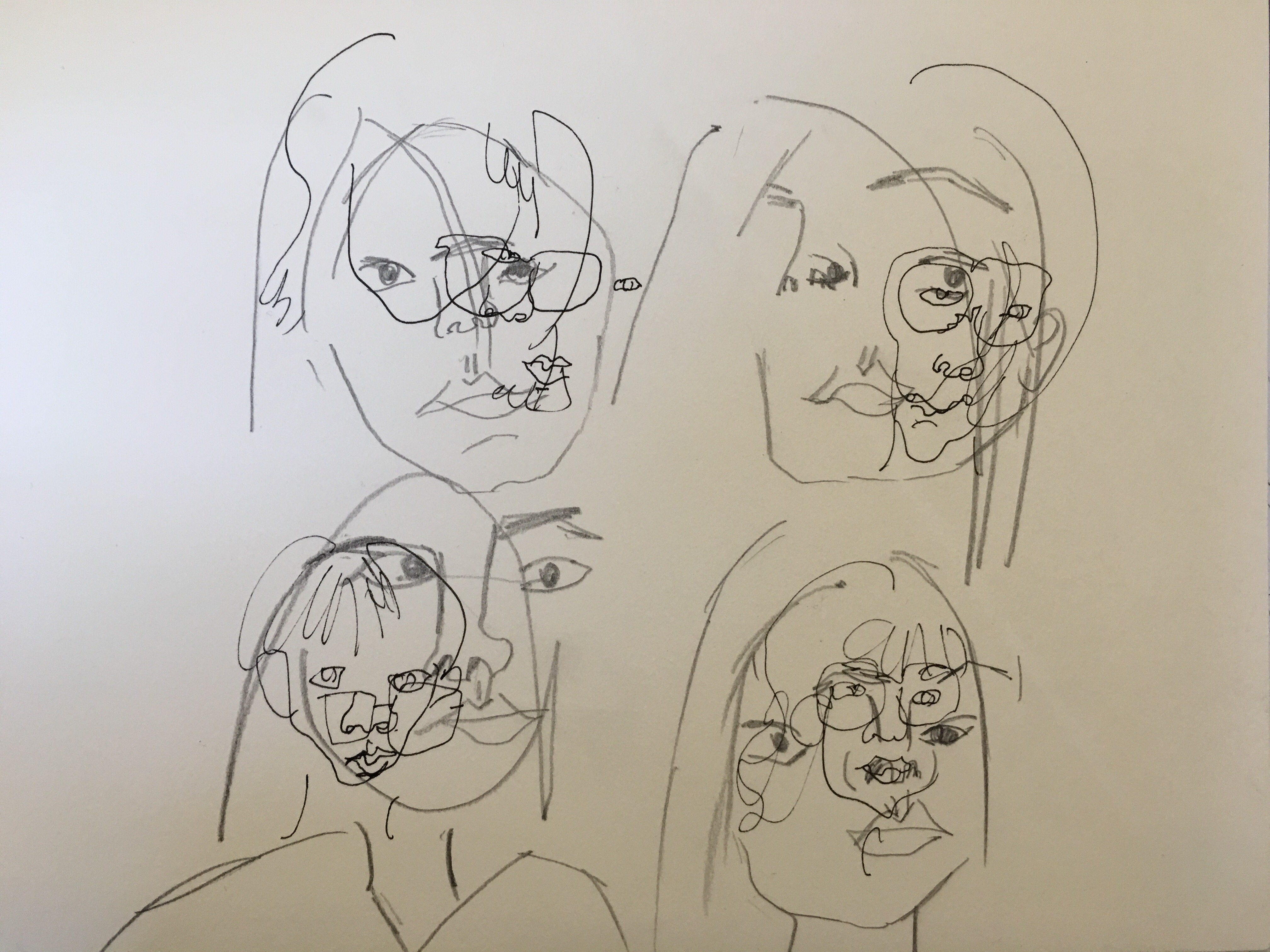 Int Studio: Partnered Blind Self-portraits