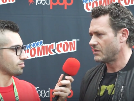 Jason O'Mara DC Comics Animated Justice League Batman Interview at New York Comic Con 2017