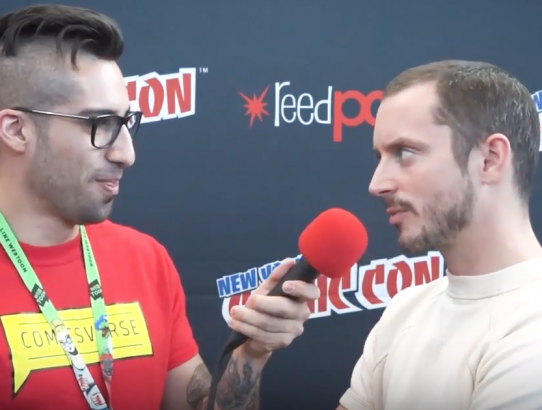 Frodo Himself Elijah Wood New York Comic Con 2017 Interview On Dirk Gently Season 2