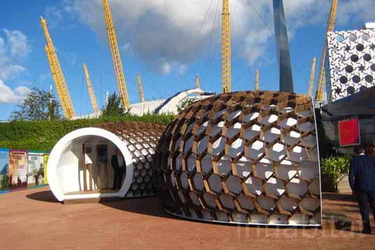 Sustainable Wooden Kreod Pavilion
