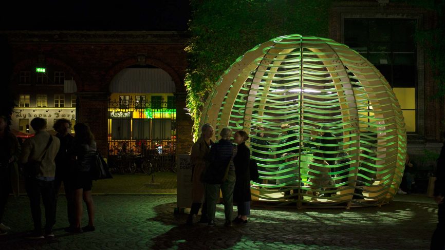 Algae Dome: Food-producing architecture pavilion