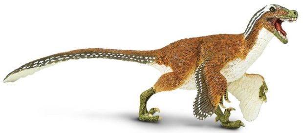 feathered velociraptor toy