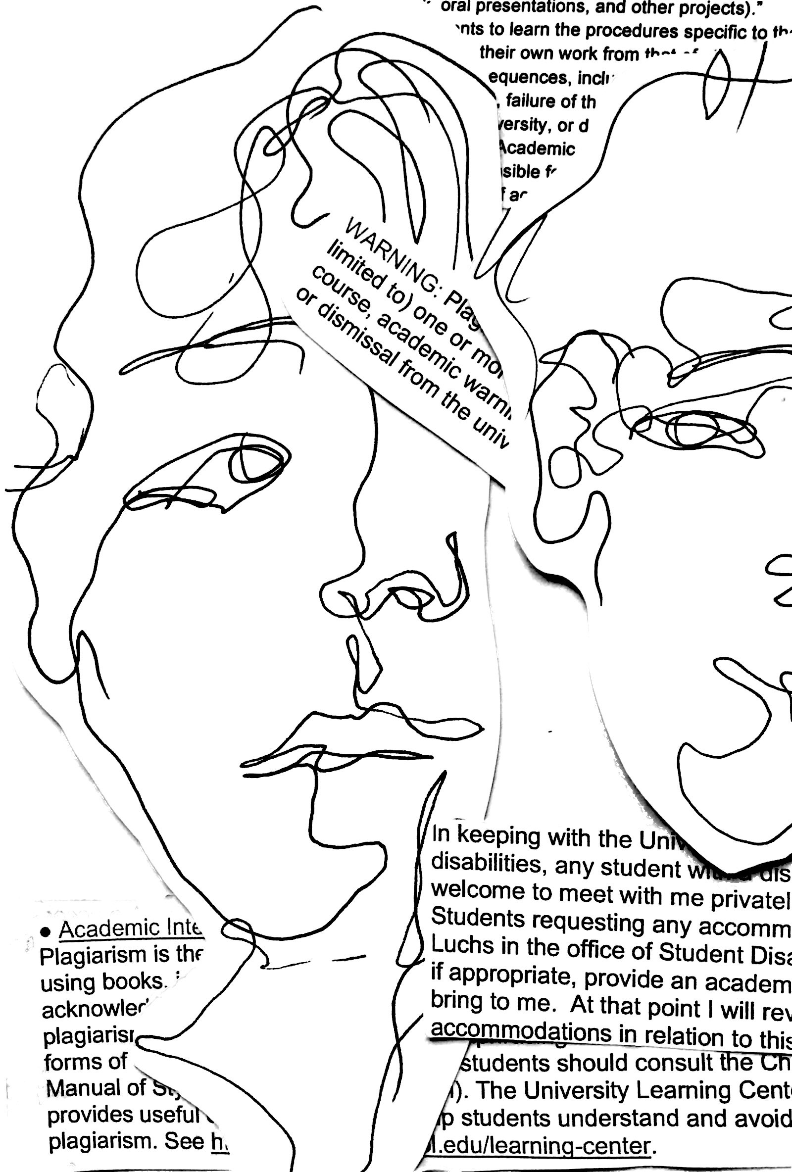 Drawing/Imaging:Language- Blind Drawings