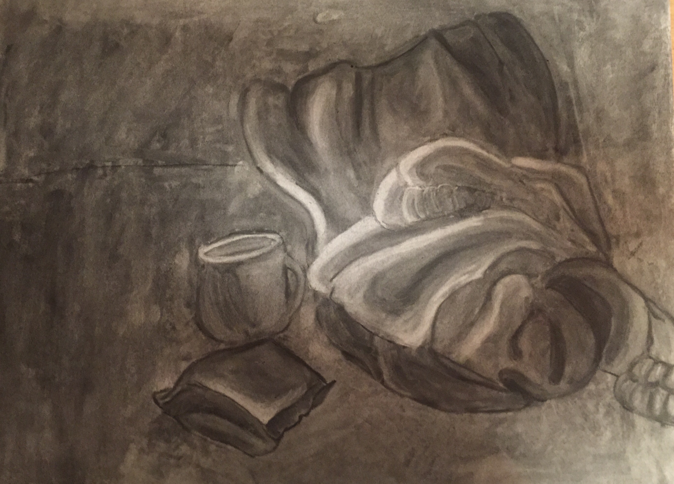 Charcoal Drawings- In Class and Homework