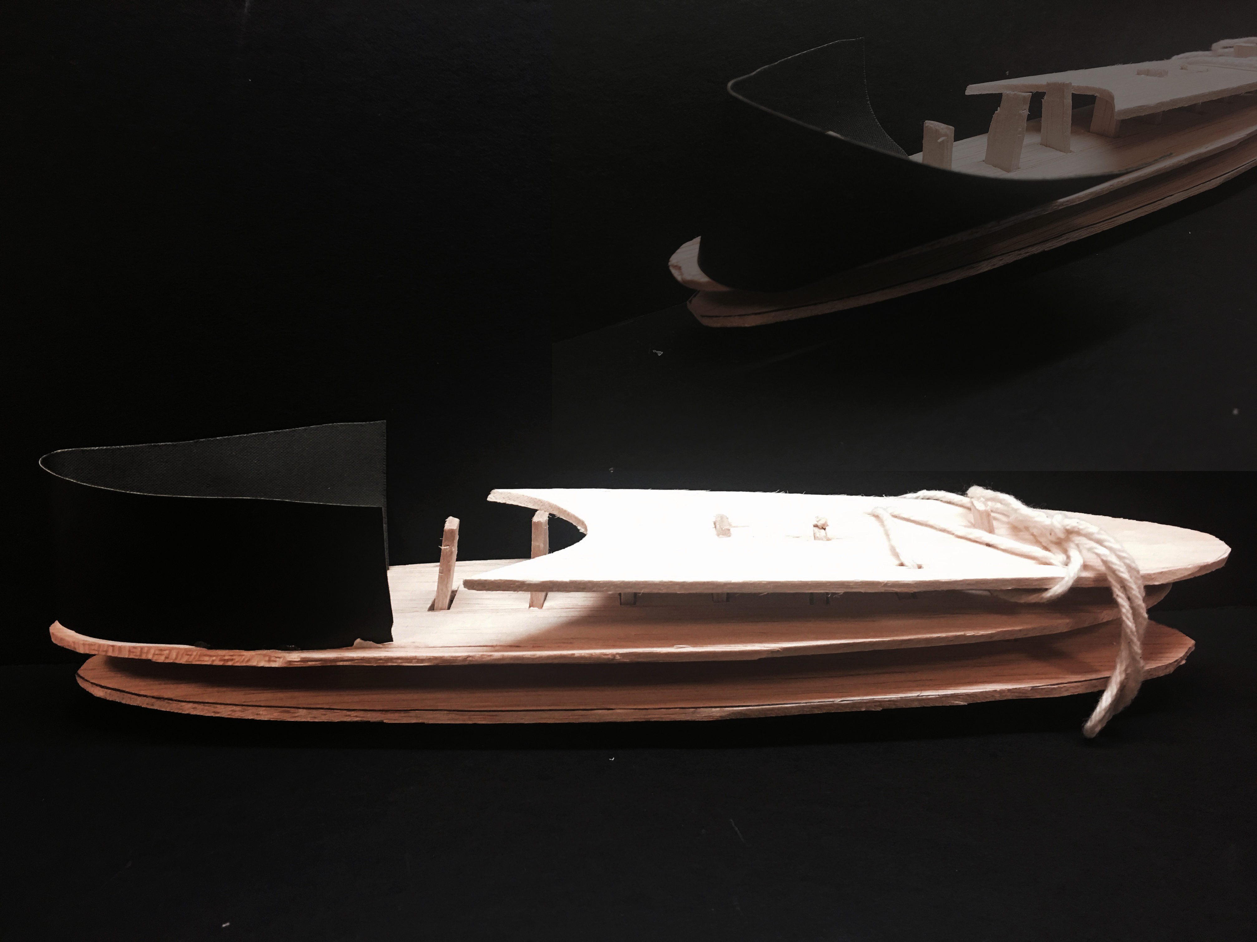 A fantasy boat shoe design
