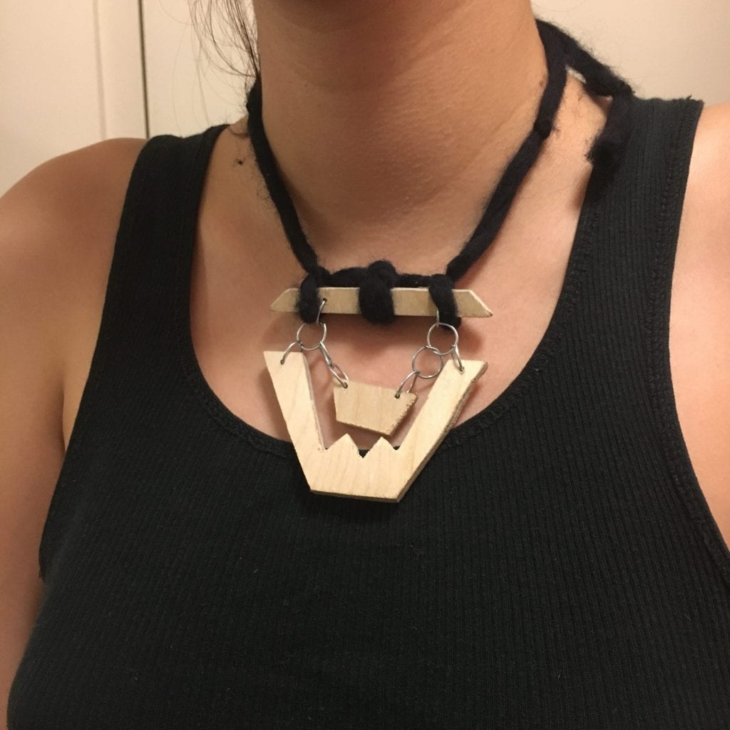 ASSIGNMENT #7- Wood Necklace & Mechanical Connectors