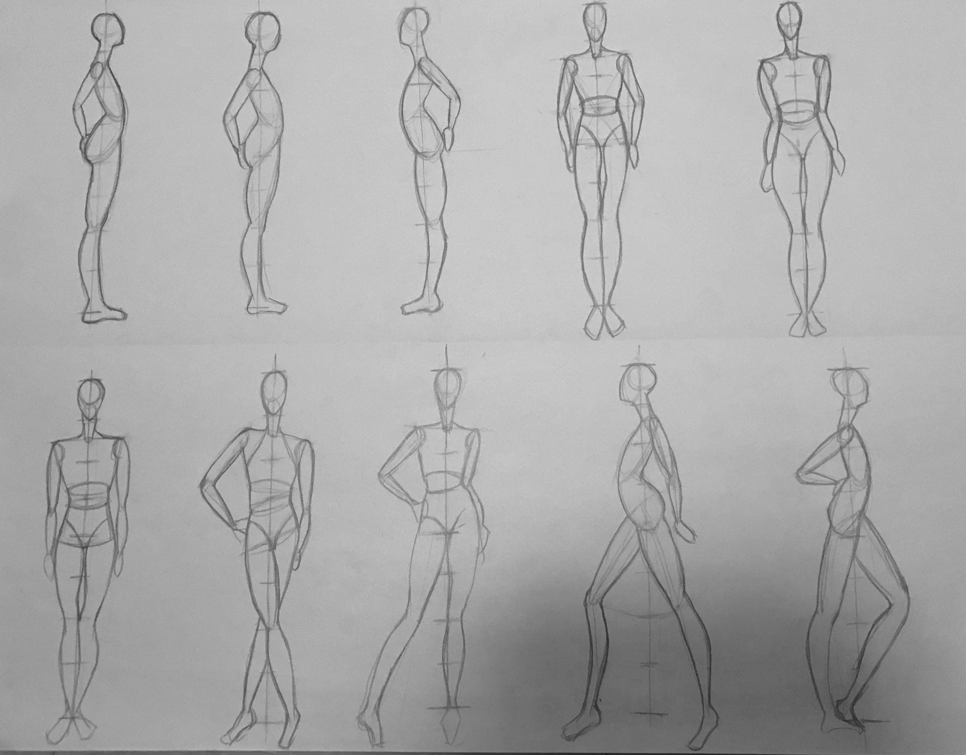Fashion Figure Drawings