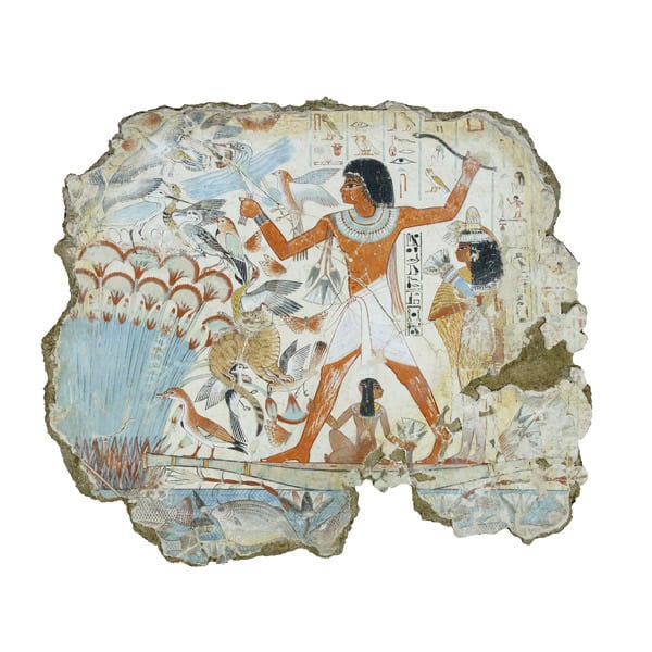 The Nebamun Hunting Birds in the Marshes