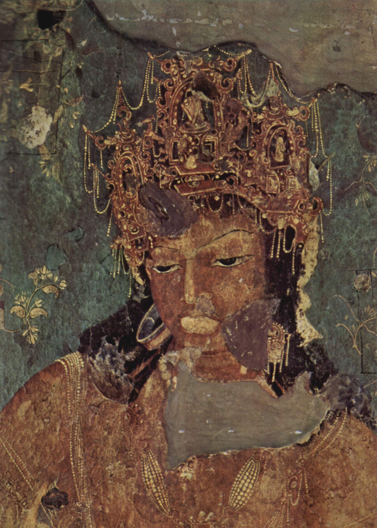 Bodhisattva Wall Mural Painting