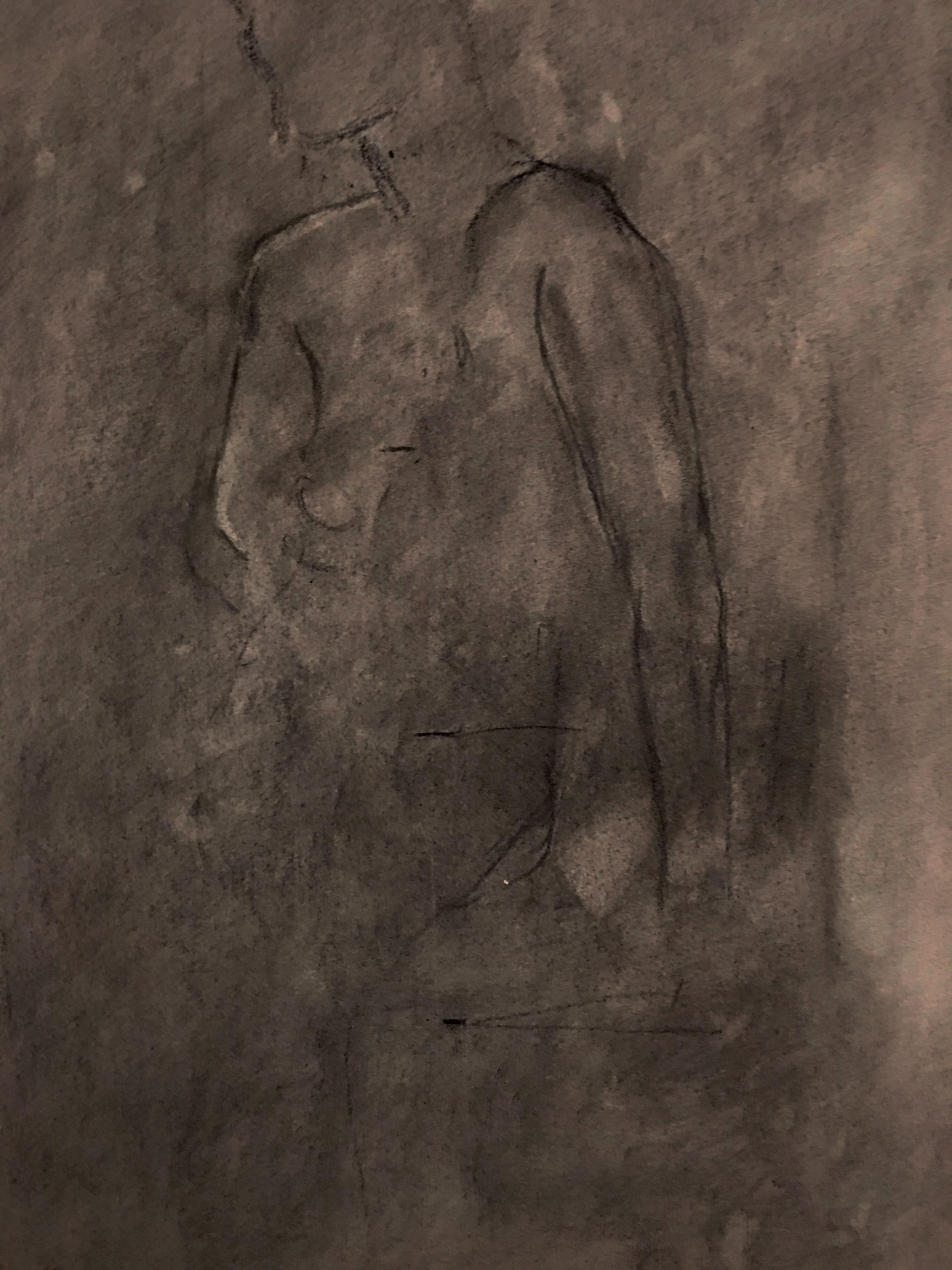 Drawing/Imaging: People  Charcoal Drawing