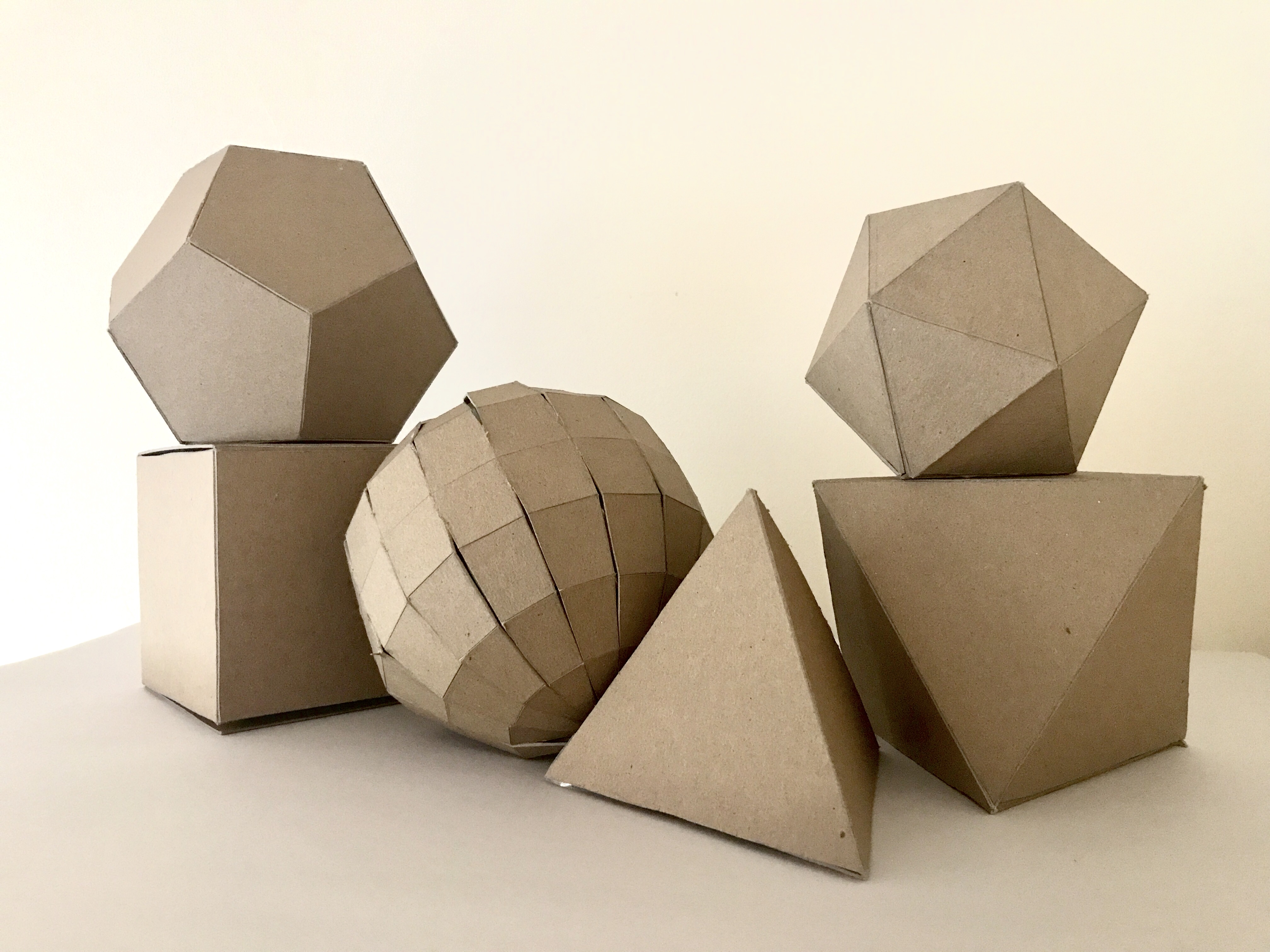 Inhabited Space: Platonic Solids