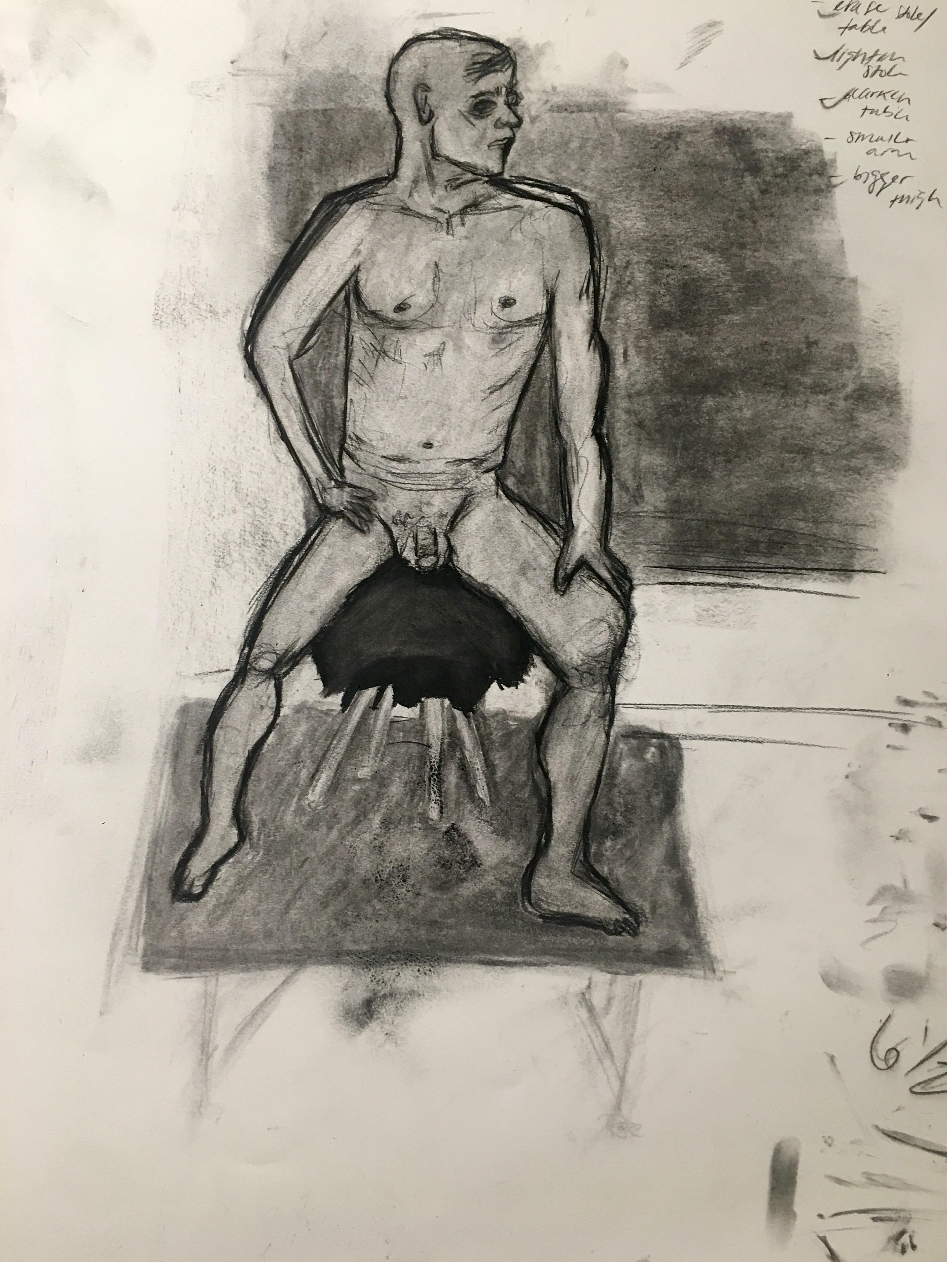 Class Charcoal Drawing