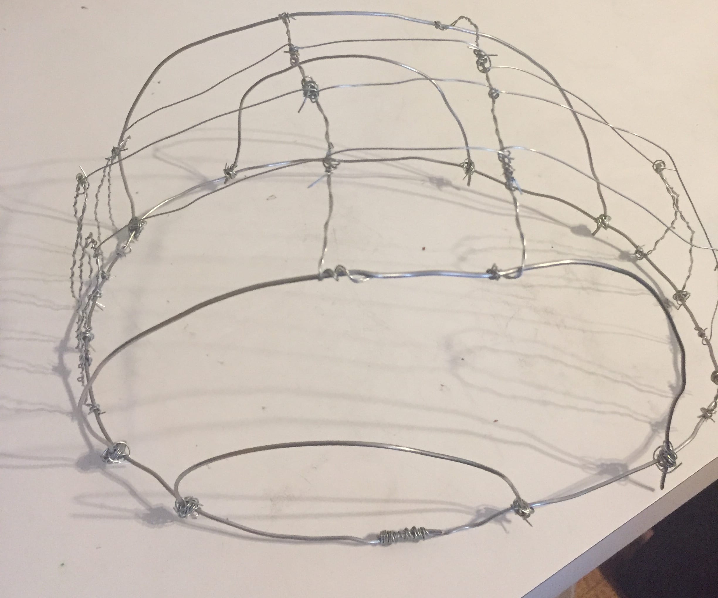 3-D Wire Object: Bike Helmet
