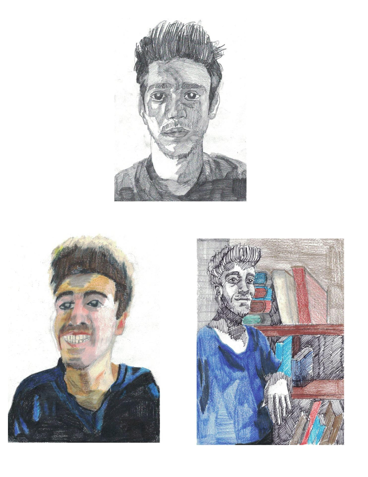 Language and Letterform- 3 Self Portraits