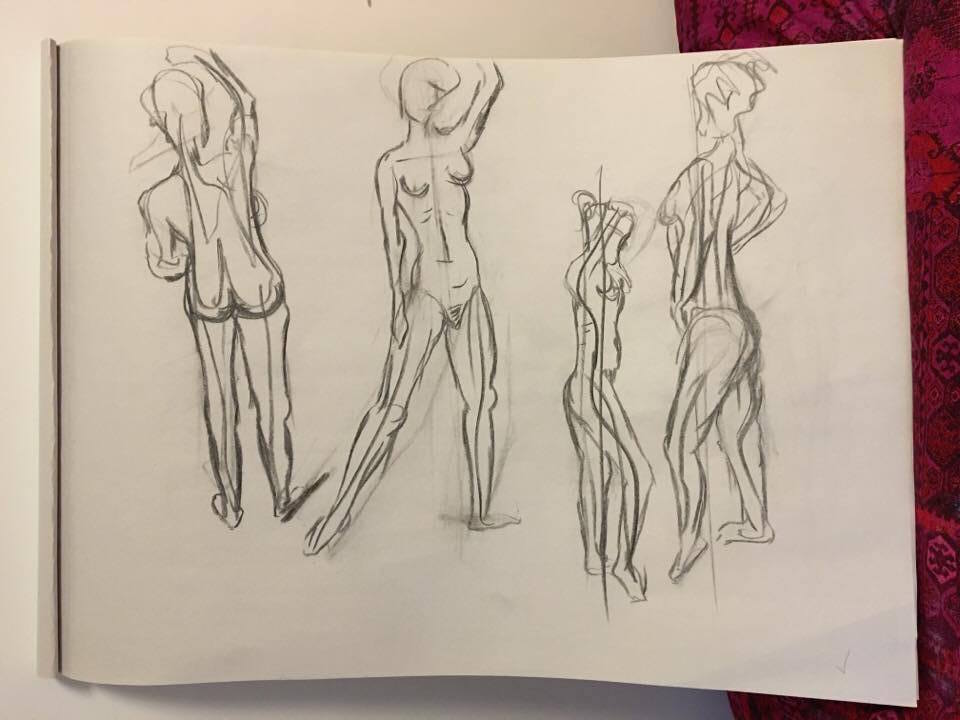 Drawing and Imaging: Nude Drawings