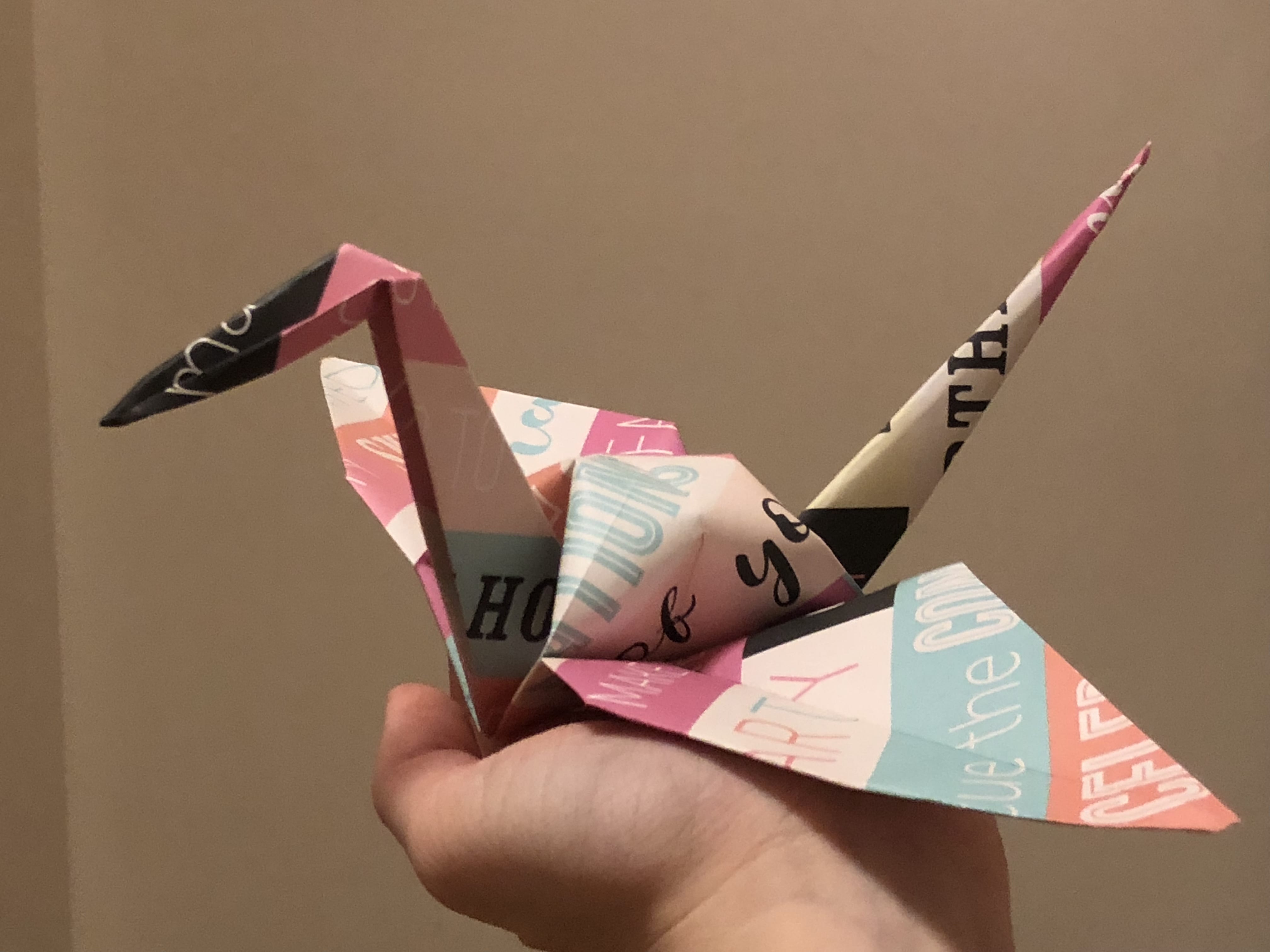 origami crane: peer to peer meet up