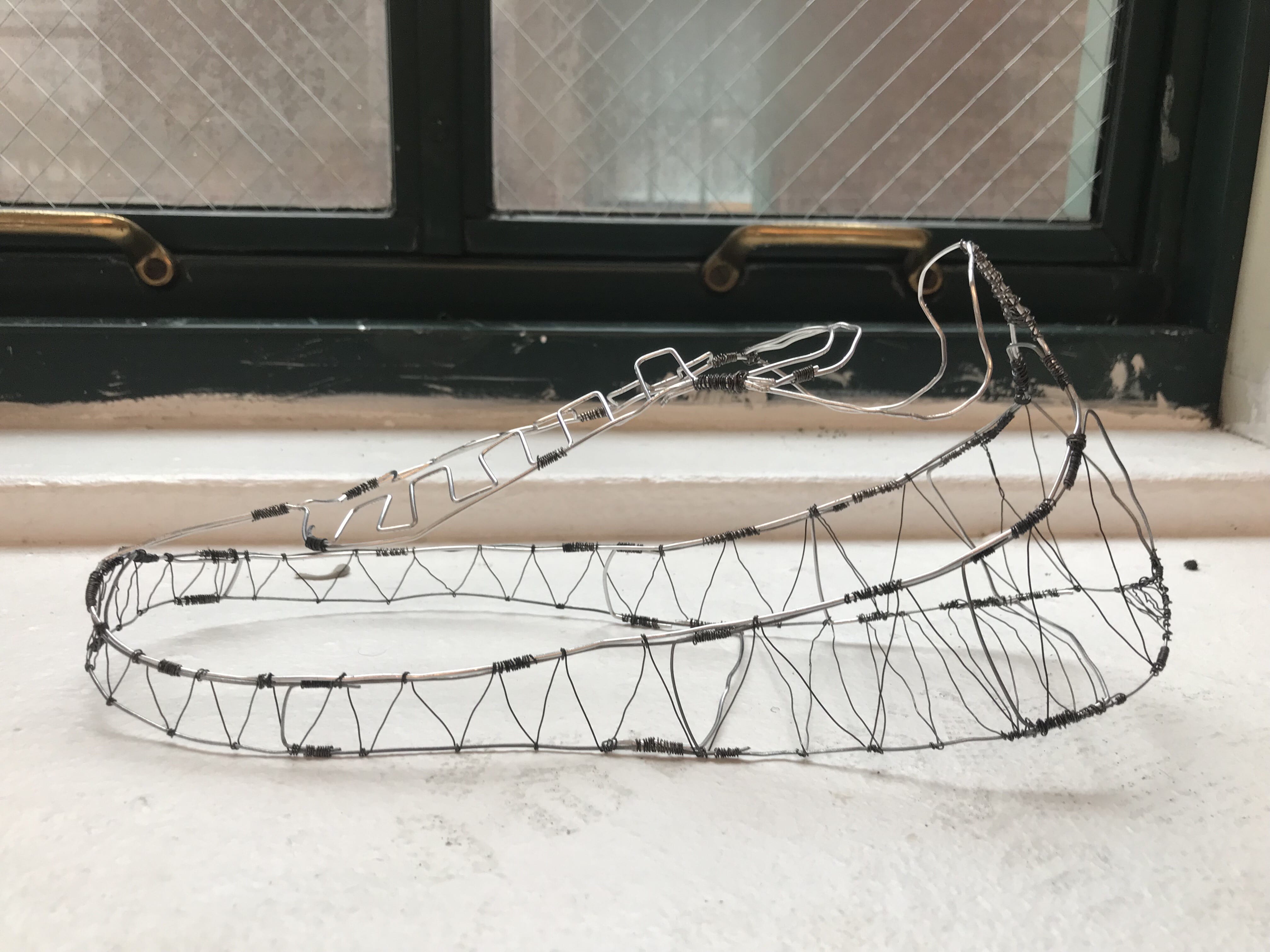 Space/ Materiality (Wire shoe)
