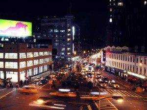 Meatpacking at night