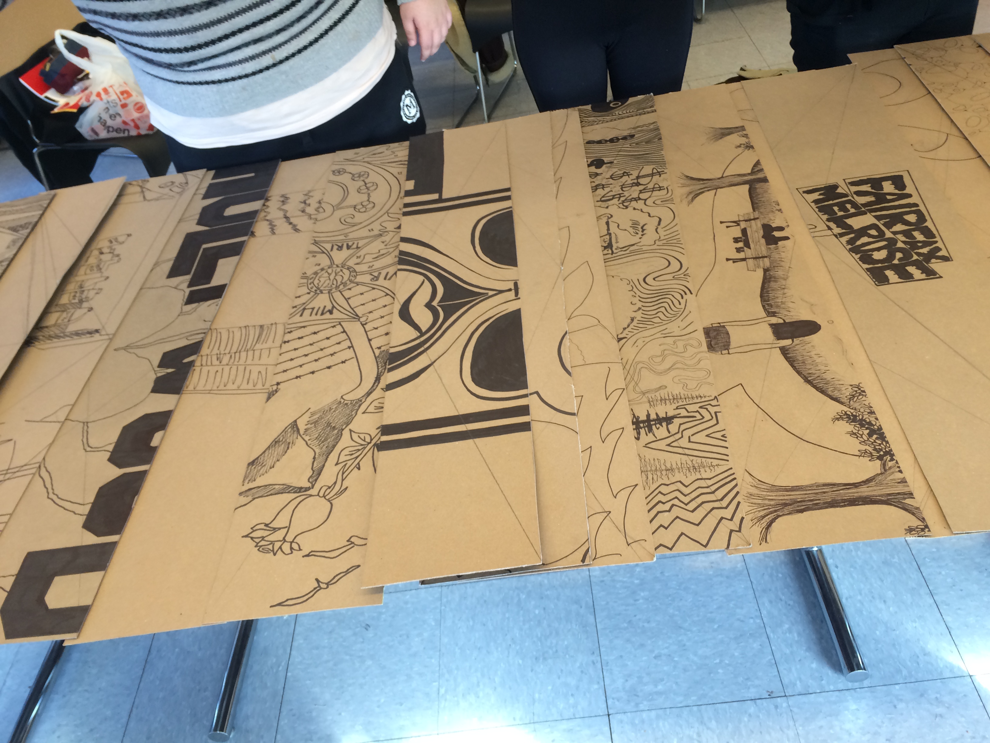 Space & Materiality Cutting and Combining our First Chipboard HW Assignments