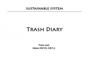 Trash Diary